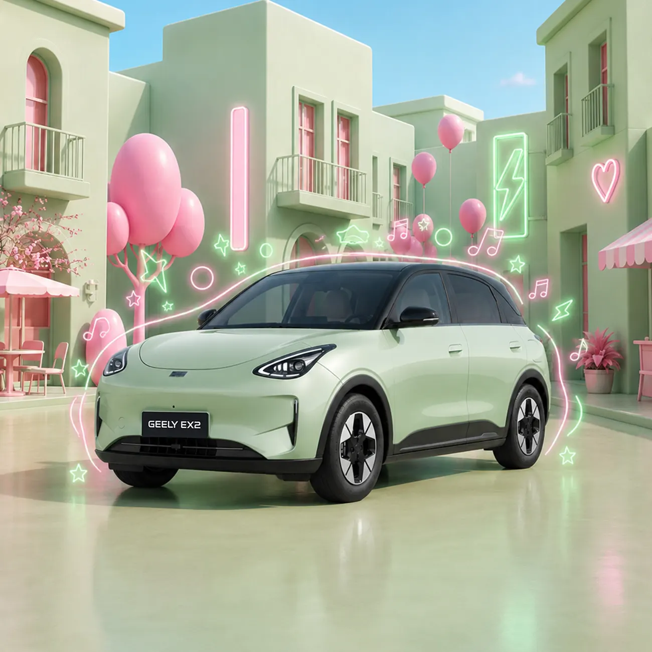 Geely Ex2 Let's Enjoy!